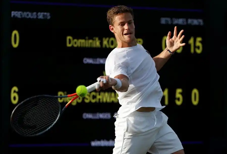 Schwartzman llegó más lejos que nunca en Wimbledon