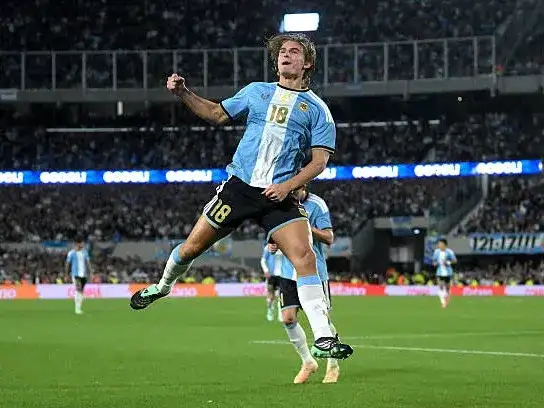 Nicolás Paz mostró algunos destellos en el seleccionado.
