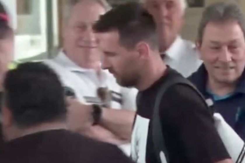 Messi llegó a la Argentina de cara a los encuentros de Eliminatorias frente a Uruguay y Brasil