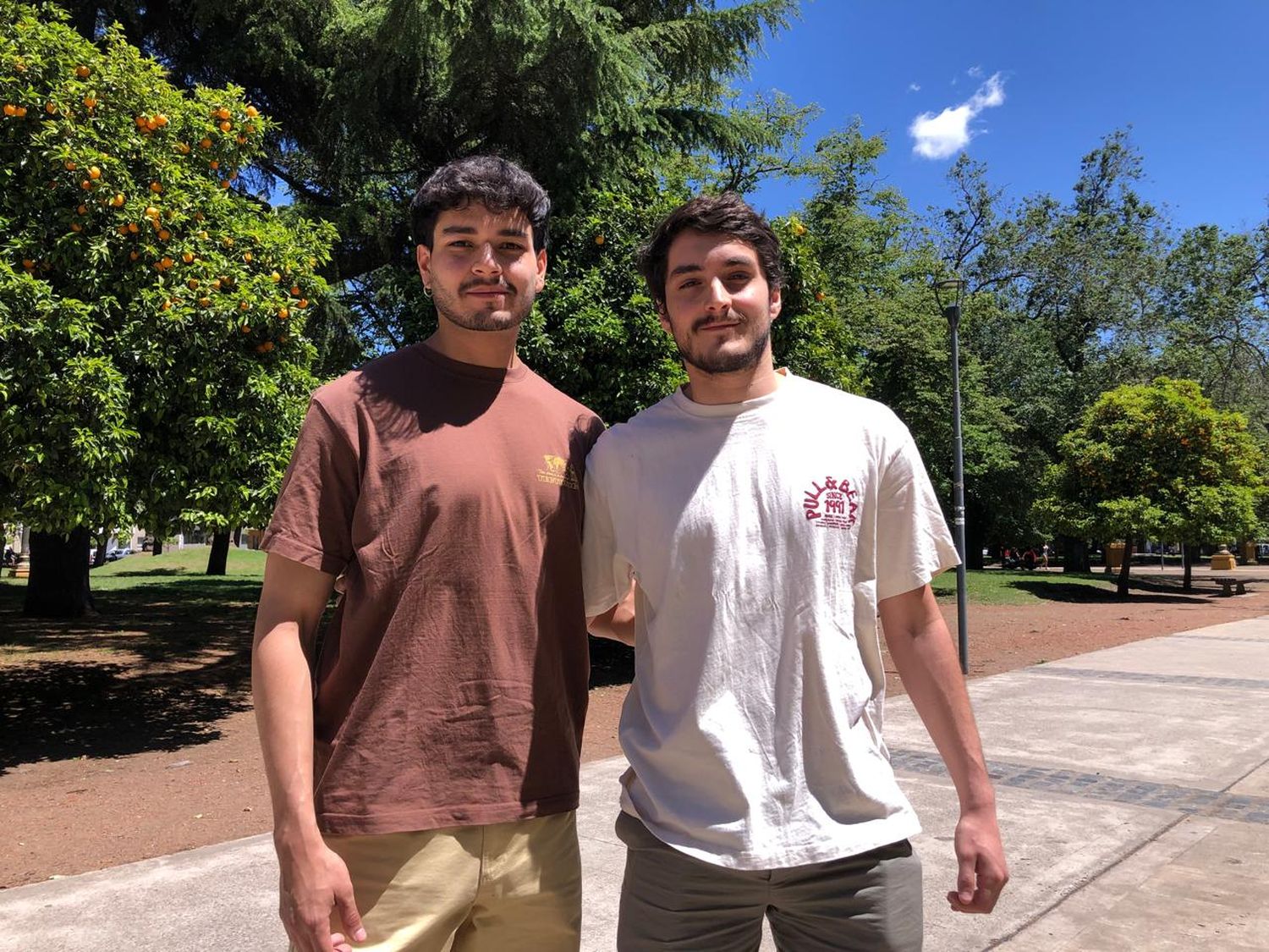 Esteban Fernández e Ignacio Hernando, los estudiantes que desarrollan No Waste.