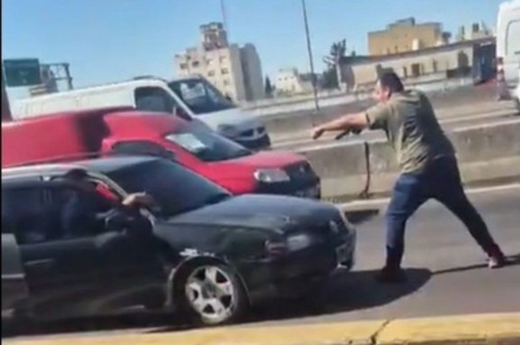 Discusión de tránsito en Av. Gral. Paz
