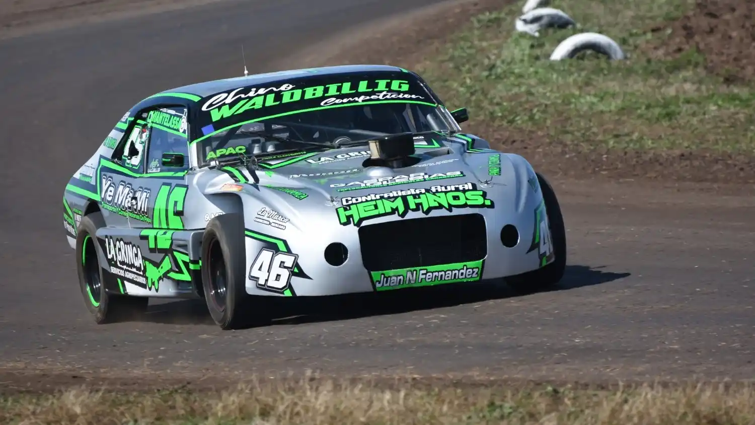 FOTO OSCAR ALBANO/LA VERDAD DE AYACUCHO Waldbillig tiene el auto mejor presentado en Tandil.