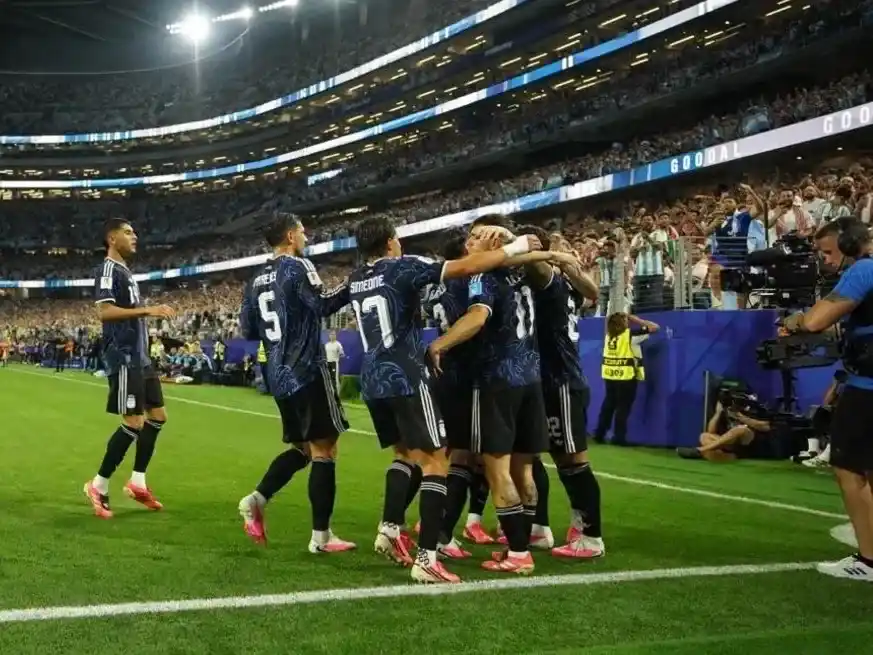 Argentina fue el quinto seleccionado que menos kilómetros recorrió en la fase de grupos. Foto: Fernando Nicola.