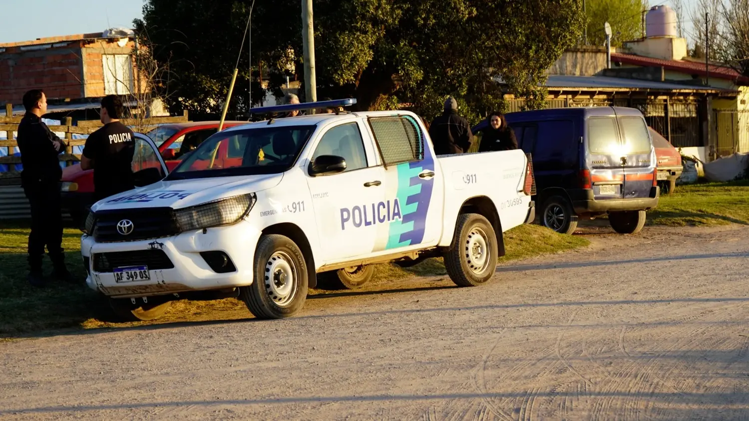 En un sector de Quequén, se produjo el siniestro vial con una motociclista herida