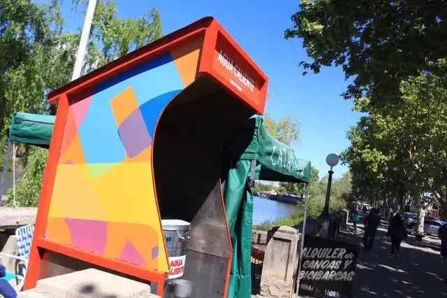 Agua para todos: El municipio puso termo gratuito en costanera
