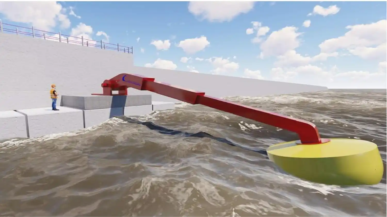 Primer dispositivo de energía undimotriz del país