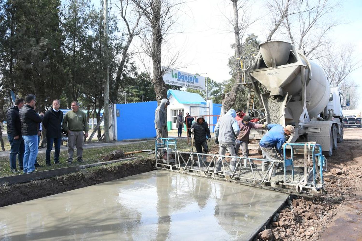 Barrio Bouchard: comenzó pavimentación en la Cooperativa 18 de Marzo