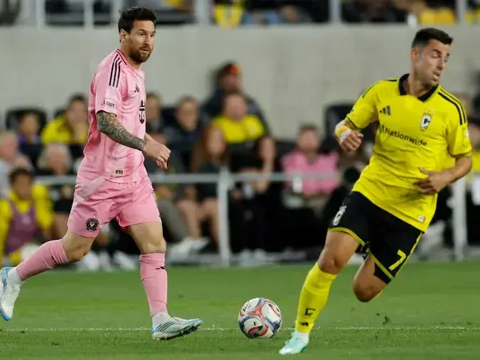 El Inter Miami perdió 2-1 ante Columbus Crew en el último partido de Lionel Messi antes de su despedida de la Selección argentina. Foto: AP