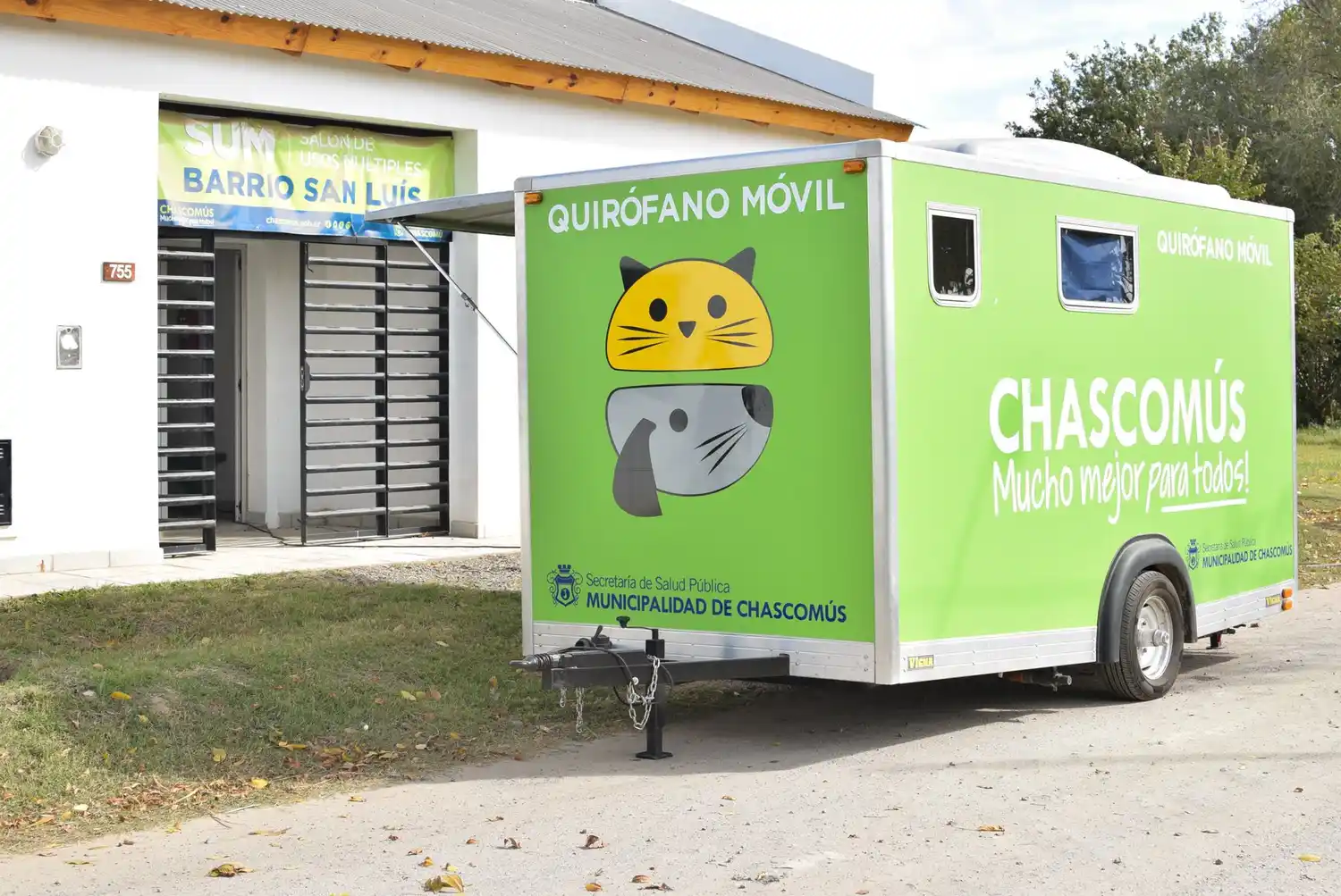 Se retoma en el barrio San Luis el programa municipal de castración gratuita