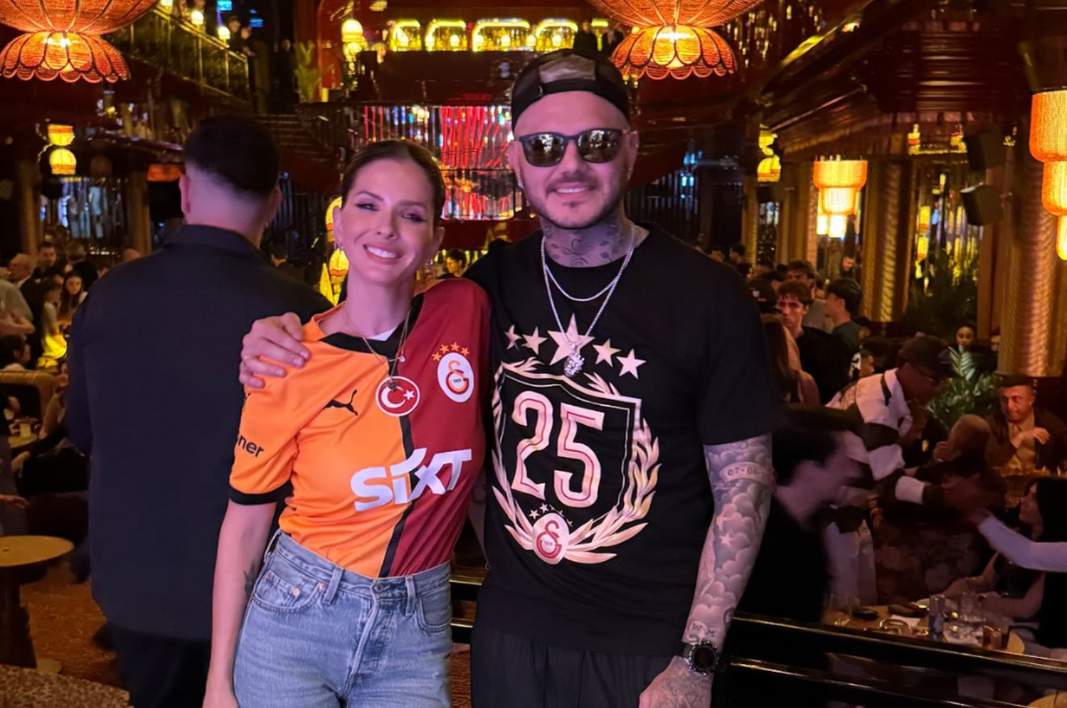 la pareja se encuentra de viaje en Turquía.