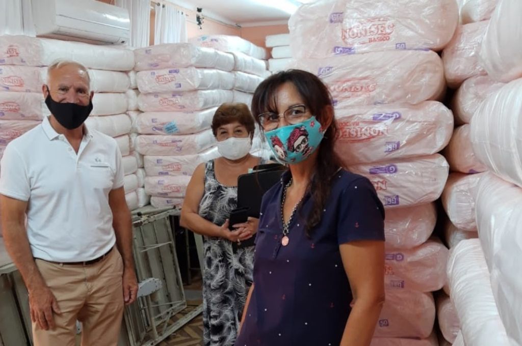 La provincia entregó 33 mil pañales al hospital Vera Candioti