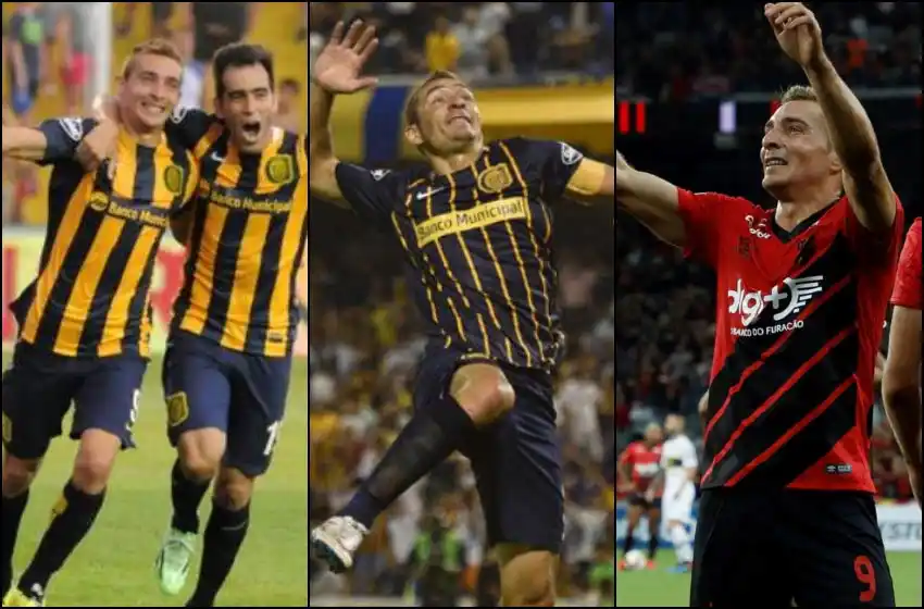 En Bahía Blanca, en el Gigante y en Curitiba: los tres hat-tricks de Marco Ruben