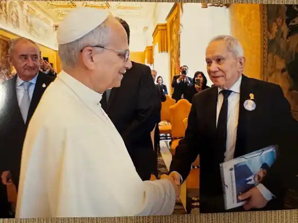 León XIV recibió a miembros de la FVM: "que José Gregorio Hernández siga siendo un faro para los venezolanos"