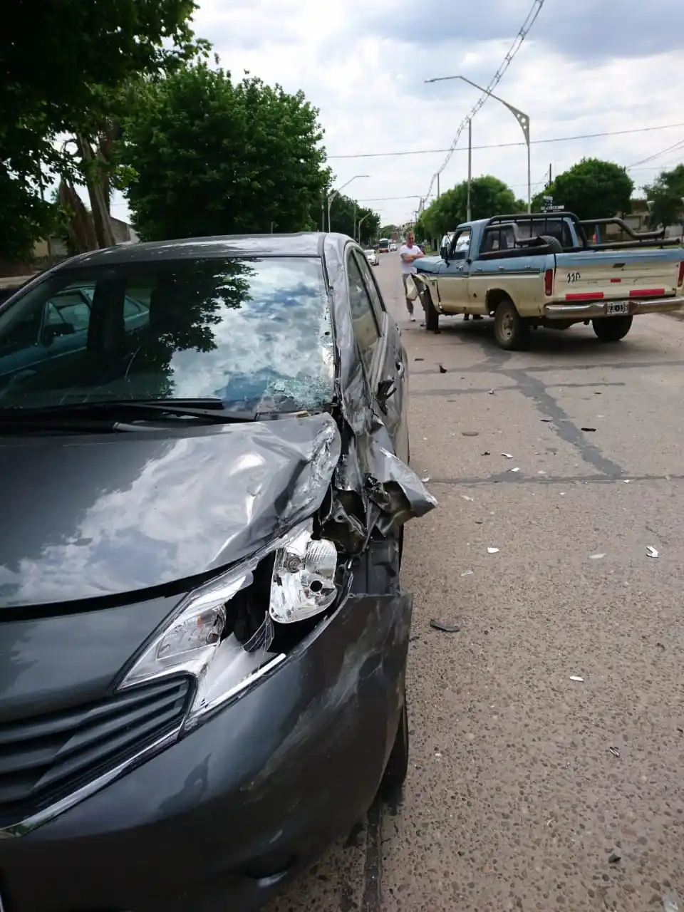 Dos choques en avenida Ramírez