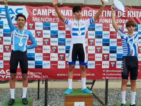 Fede Dalmasso, campeón de la Crono   Foto: FACPyR