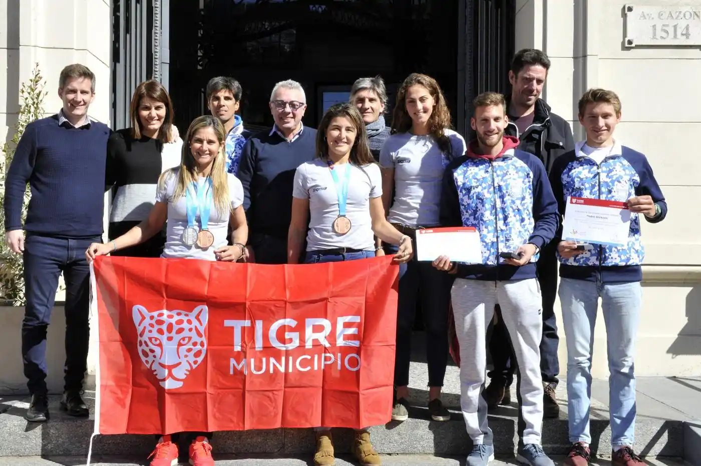 Zamora reconoció a los remeros tigrenses que compitieron en los Juegos Panamericanos