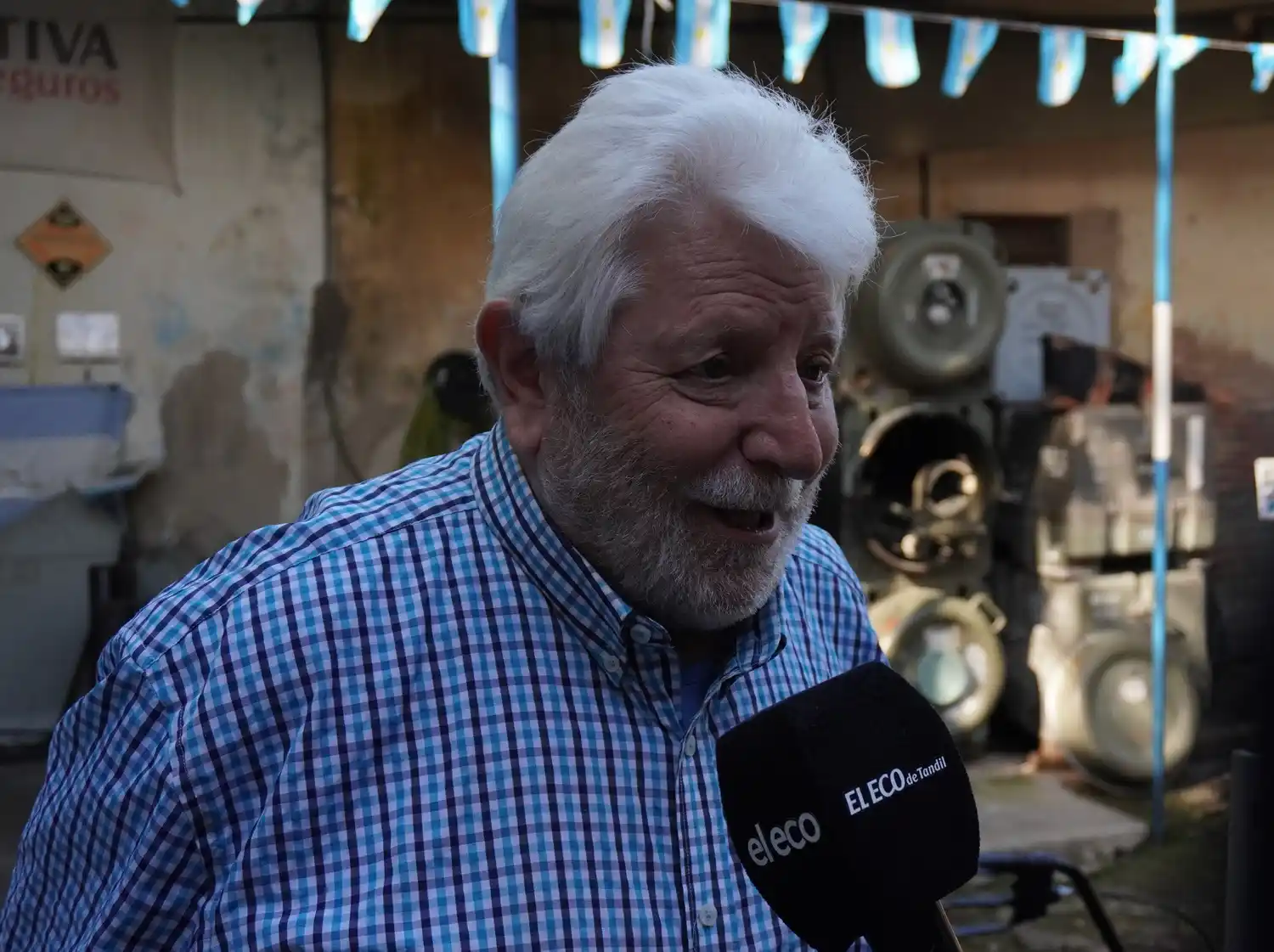 Santiago Calvo mostró emoción por el reconocimiento otorgado por el Concejo Deliberante.