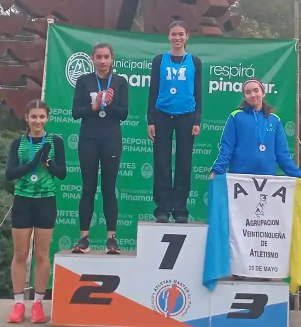 Atletismo: Pilar Giménez también se subió al podio