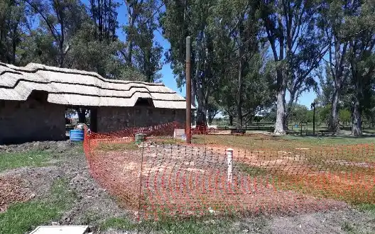 Sistema alternativo de efluentes cloacales: avanza la obra de los baños del Parque