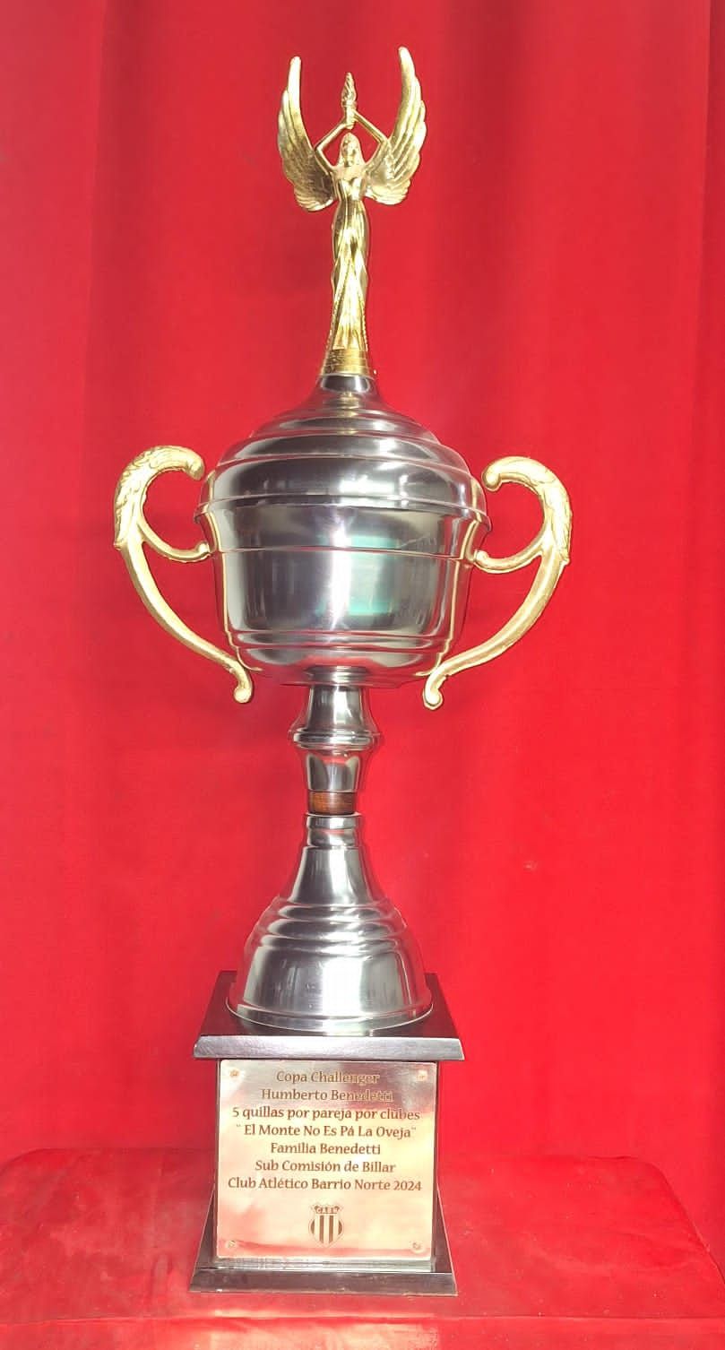 Entre hoy martes y este miércoles se define la primera edición de la copa challenguer "Humberto Benedetti" en la mesa de Barrio Norte.