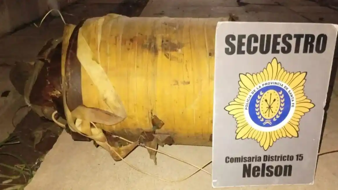 El artefacto que fue recuperado por la policía. Foto: Gentileza