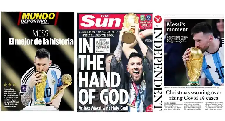 “En la mano de Dios” y “el mejor de la historia”: los medios del mundo rendidos a los pies de Messi