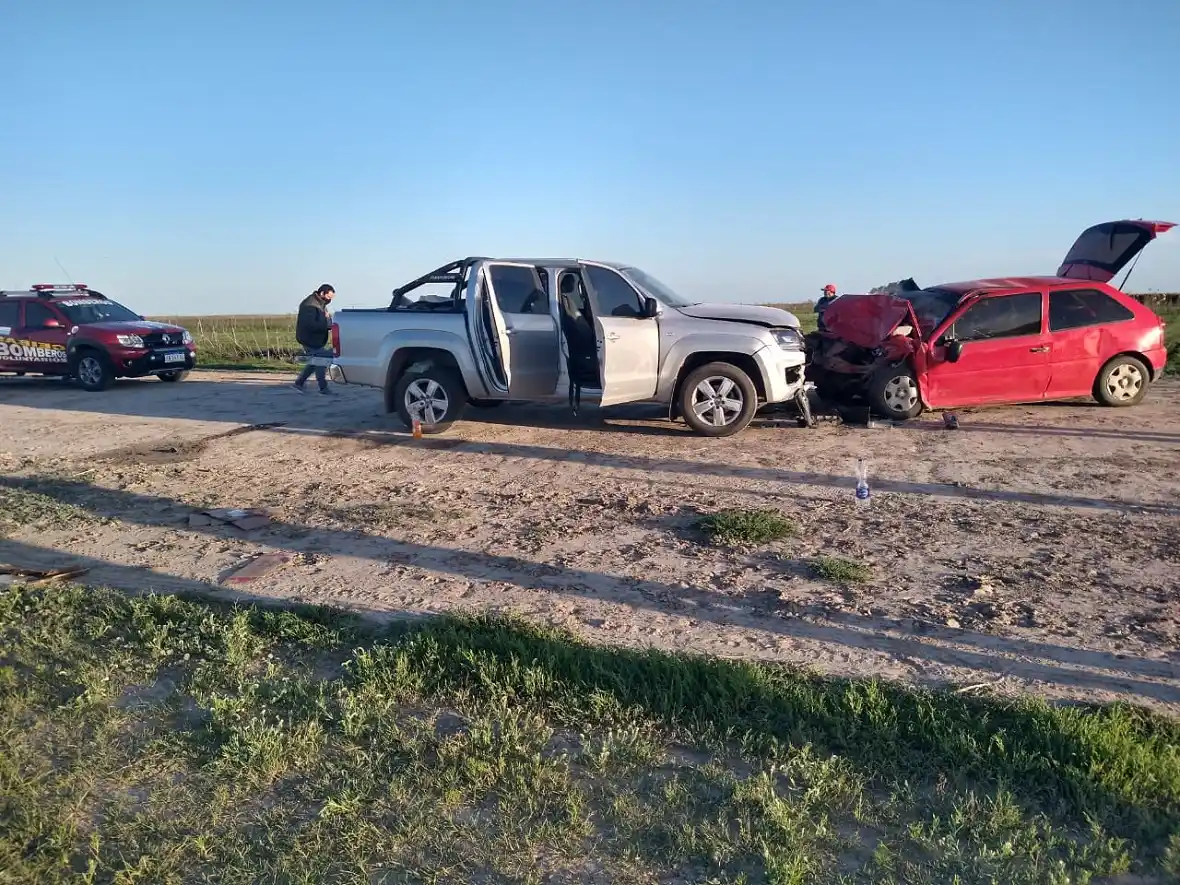 Falleció una mujer en un choque frontal en el Departamento Islas