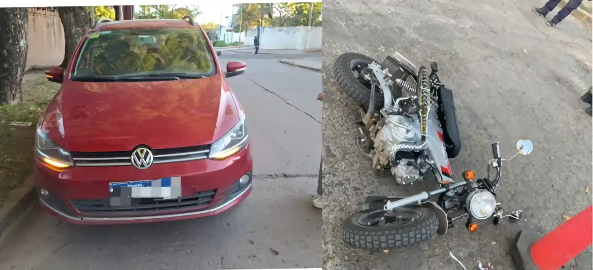 Accidente en Belgrano y Aulí