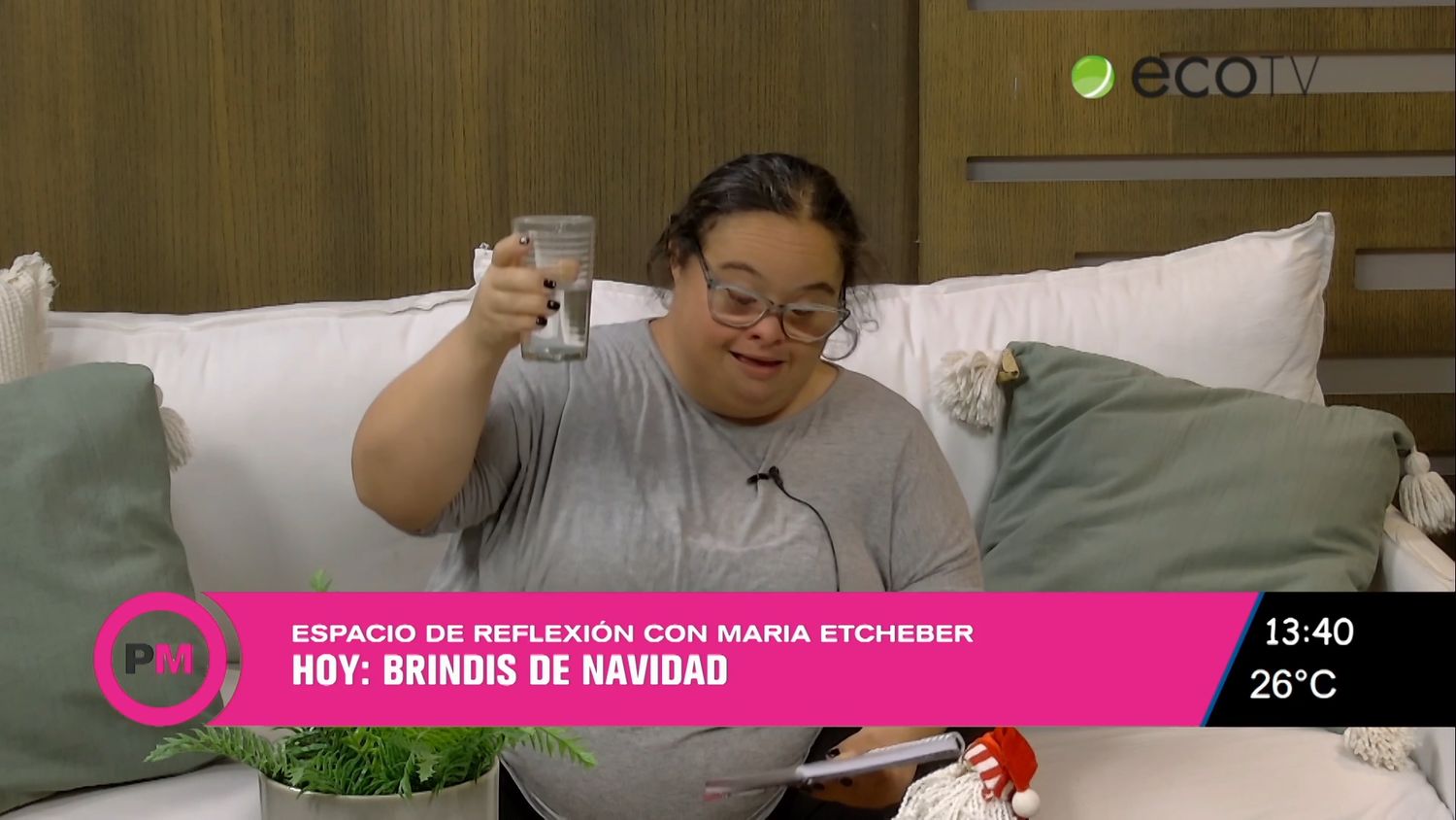 María Etcheber: Brindis navideño