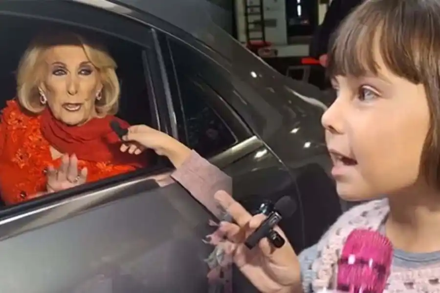 Una pequeña de 7 años entrevistó a Mirtha Legrand
