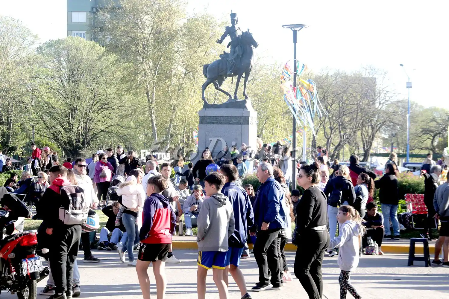 El corazón de la fiesta. La plaza Dardo Rocha será nuevamente el escenario de los festejos