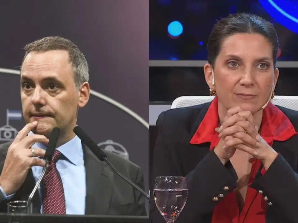 Manuel Adorni, vocero presidencial. Silvia Lospennato, diputada nacional.