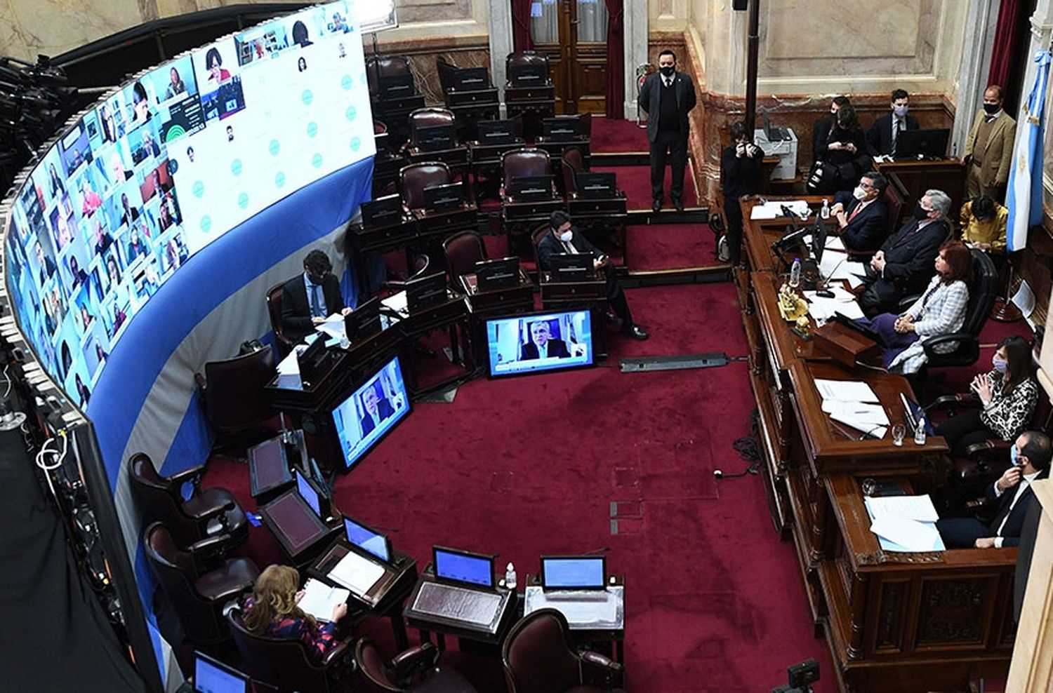 Así votaron los senadores en la sesión de la legalización del aborto