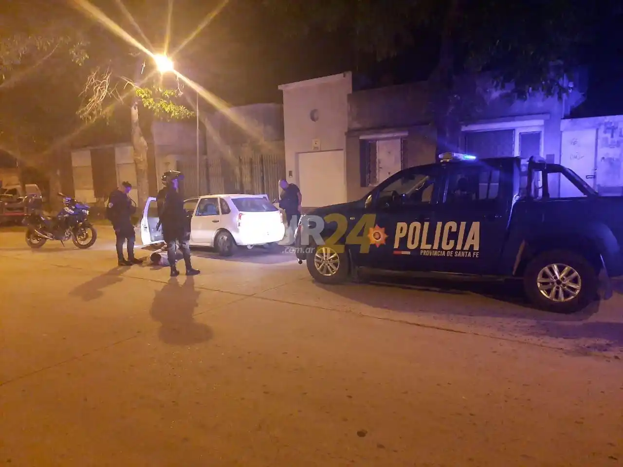 Venado Tuerto: alcoholizado huyó de un control, chocó un móvil y lesionó a un policía