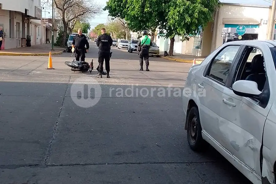Lunes con demasiados accidentes en Rafaela: varios motociclistas terminaron en el Hospital