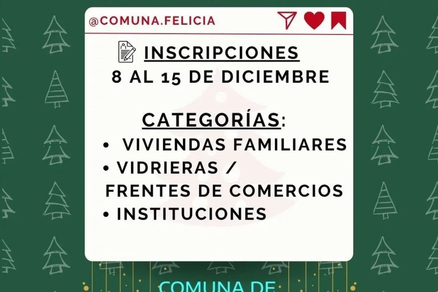 Felicia lanza su concurso navideño