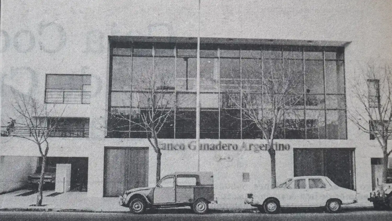 Sede propia. Tuvo el Banco Ganadero Argentino en avenida 59
