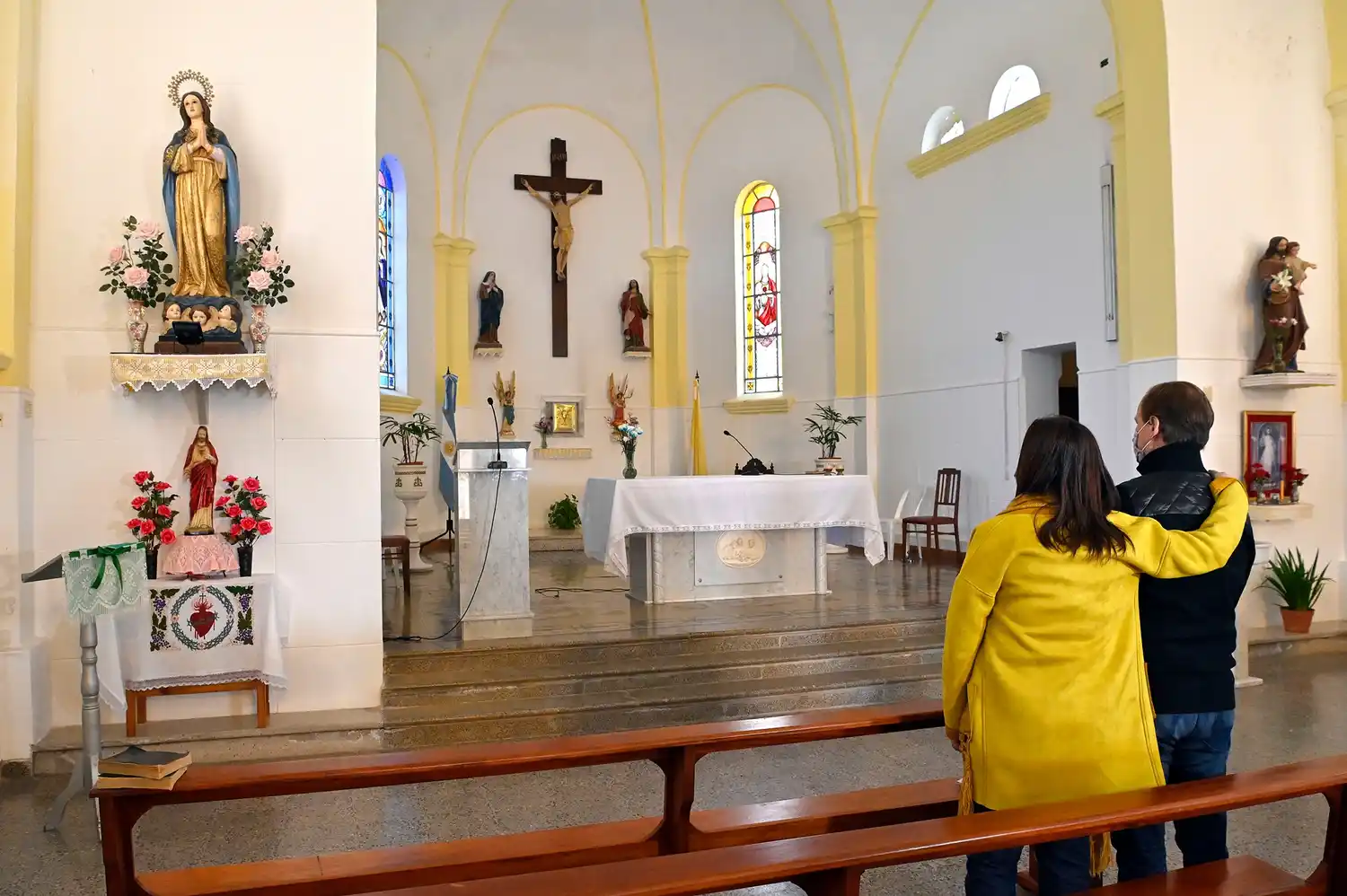 Bordet recorrió obras viales en Spatzenkutter