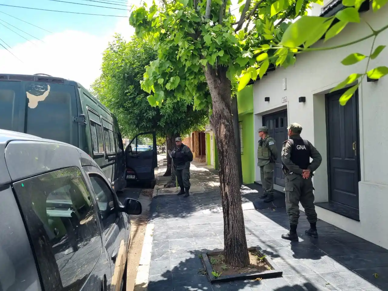 En Litoral al 800 hubo un importante despliegue de Gendarmería.