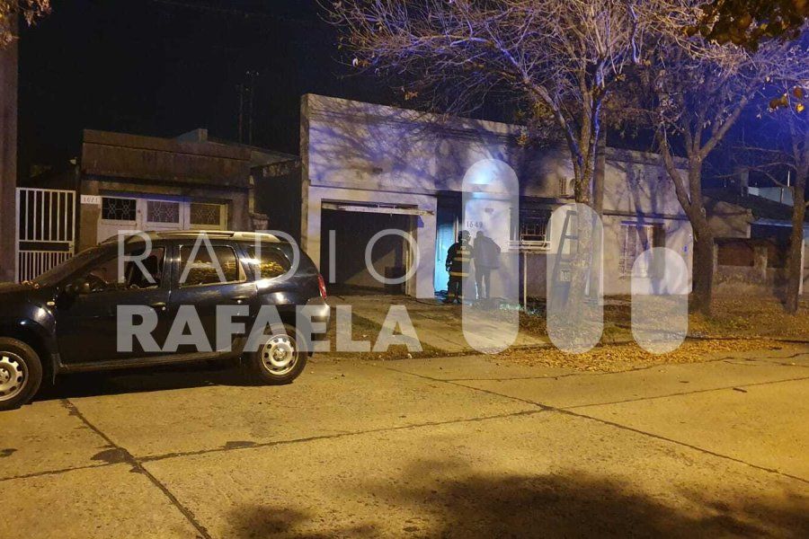 Importante incendio en una vivienda de calle Necochea