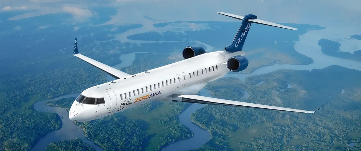 Aviación regional sostenible: ZeroAvia sella acuerdo con MHI RJ Aviation Group