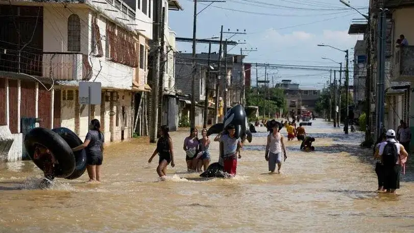 Inundación en Ecuador