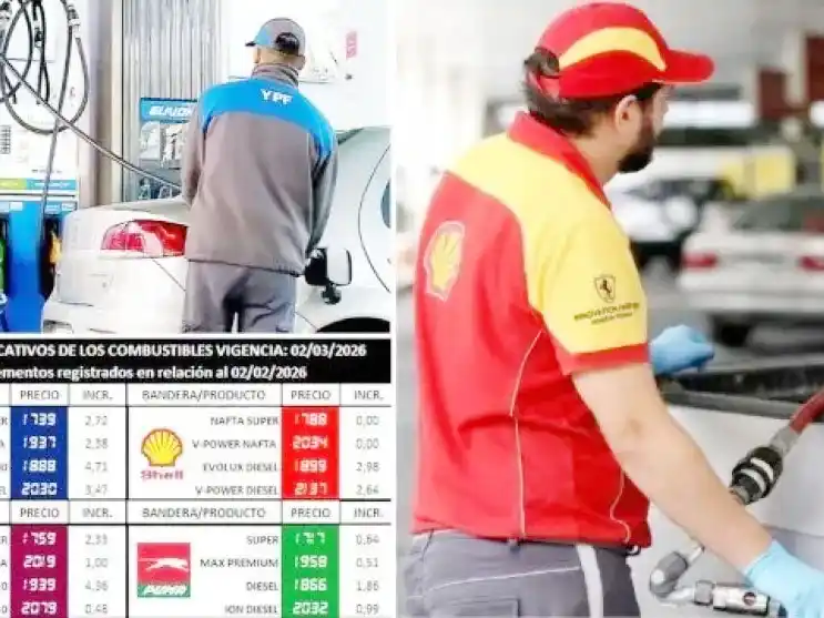 Suben los combustibles en la provincia