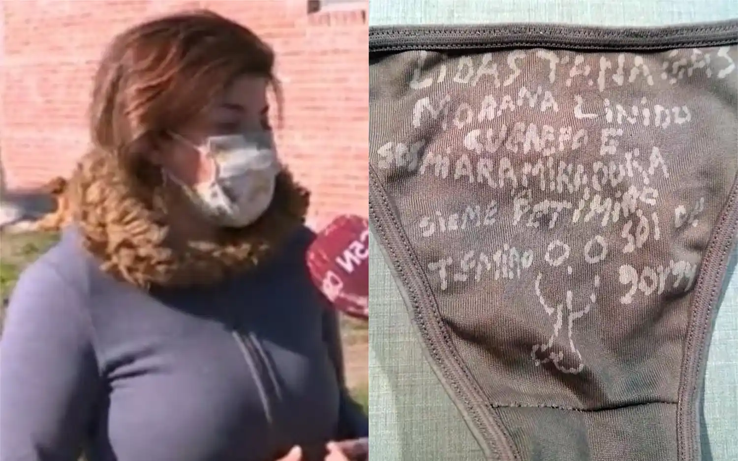 Pánico por el sátiro de La Plata: Roba tangas a mujeres del barrio y las devuelve escritas con frases obscenas