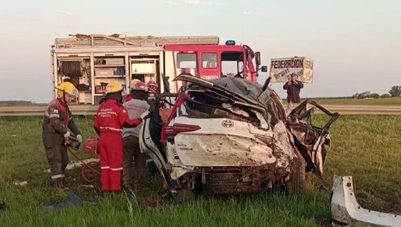 Tragedia en Entre Ríos: murió una mujer tras violento vuelco