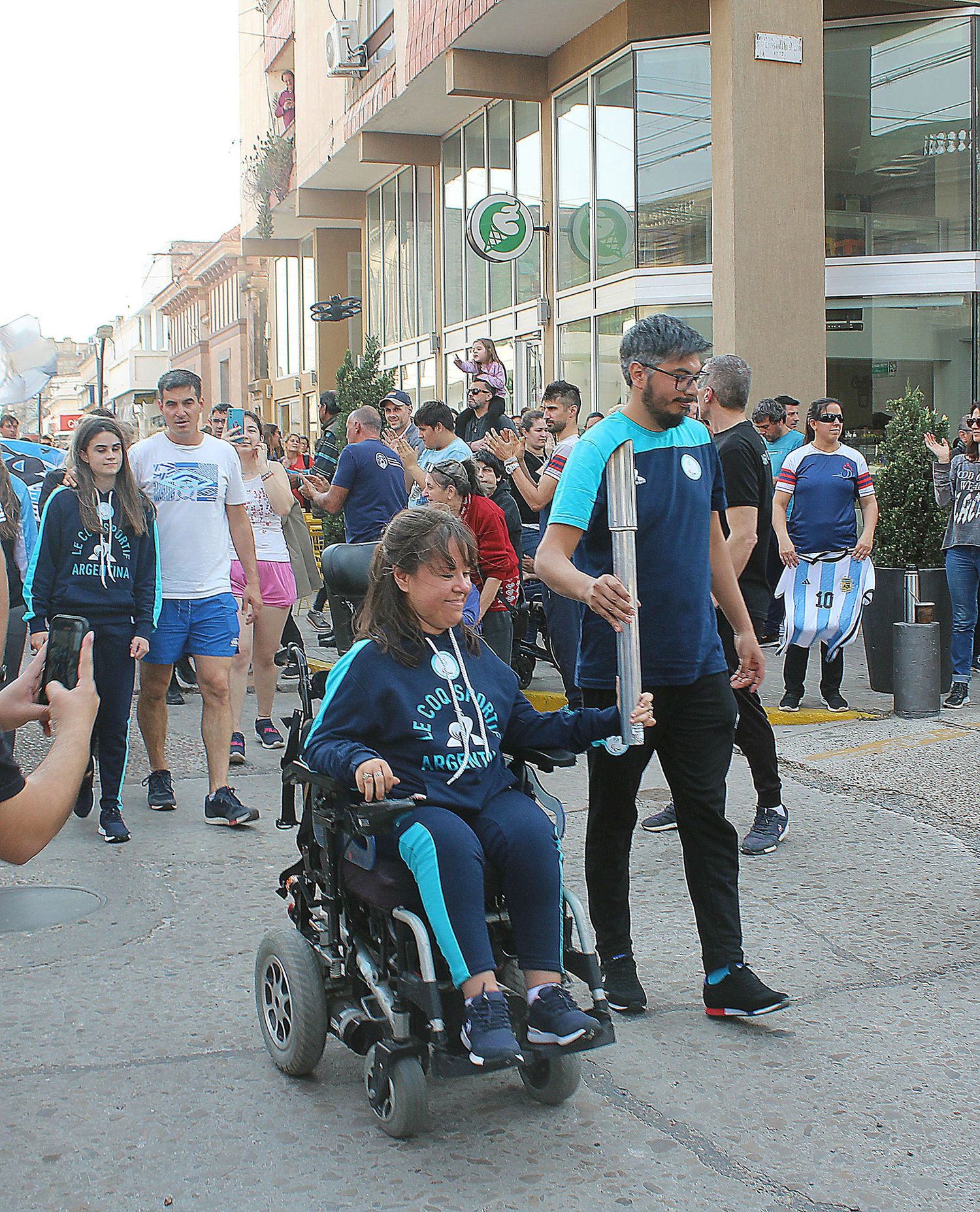 Histórico: La Antorcha Paralímpica pasó por Gualeguay