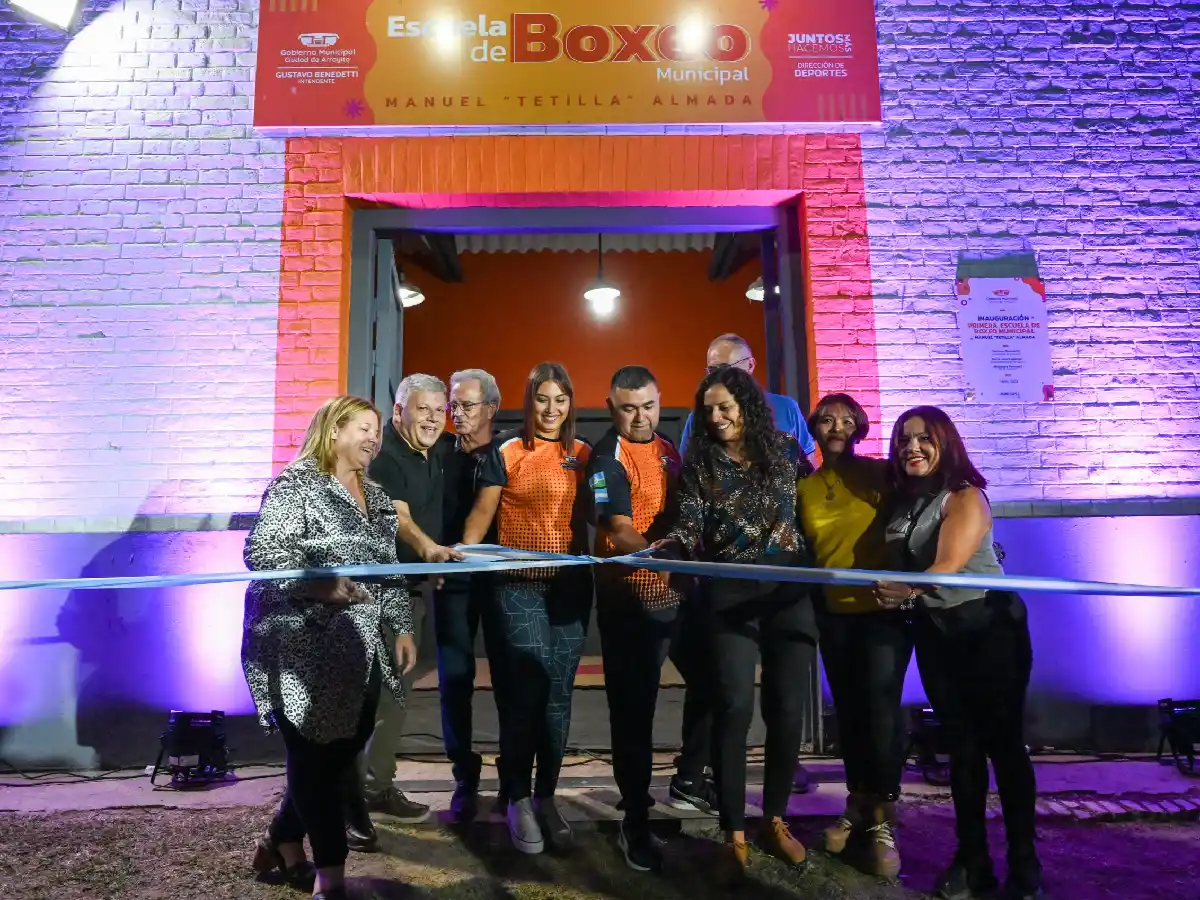 Arroyito inauguró la primera Escuela Municipal de Boxeo
