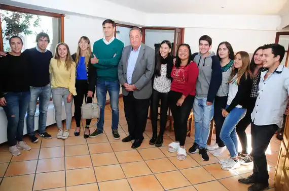 Con autoridades y los nueve residentes quedó inaugurada la Casa del Estudiante Rural