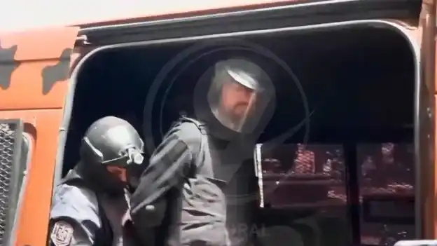 “Fui a rescatar a mi hijo”, insistió el asesino Pablo Laurta al llegar a Gualeguaychú