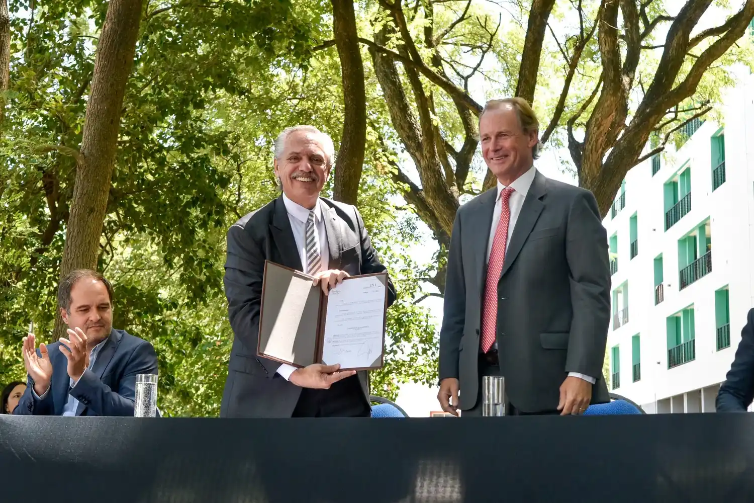 El detalle de las obras que Fernández y Bordet anunciaron este lunes